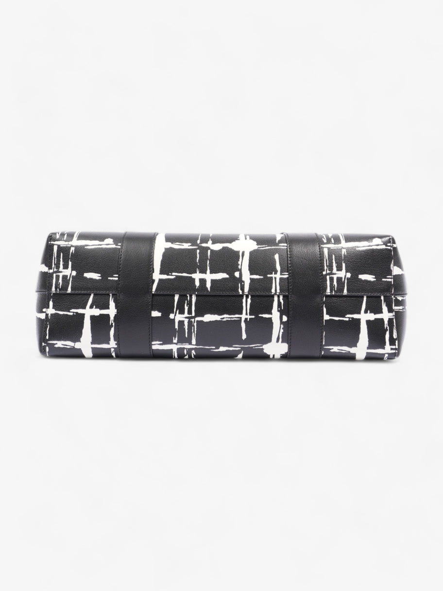 Bayswater Printed Tote Black / White Leather Image 6