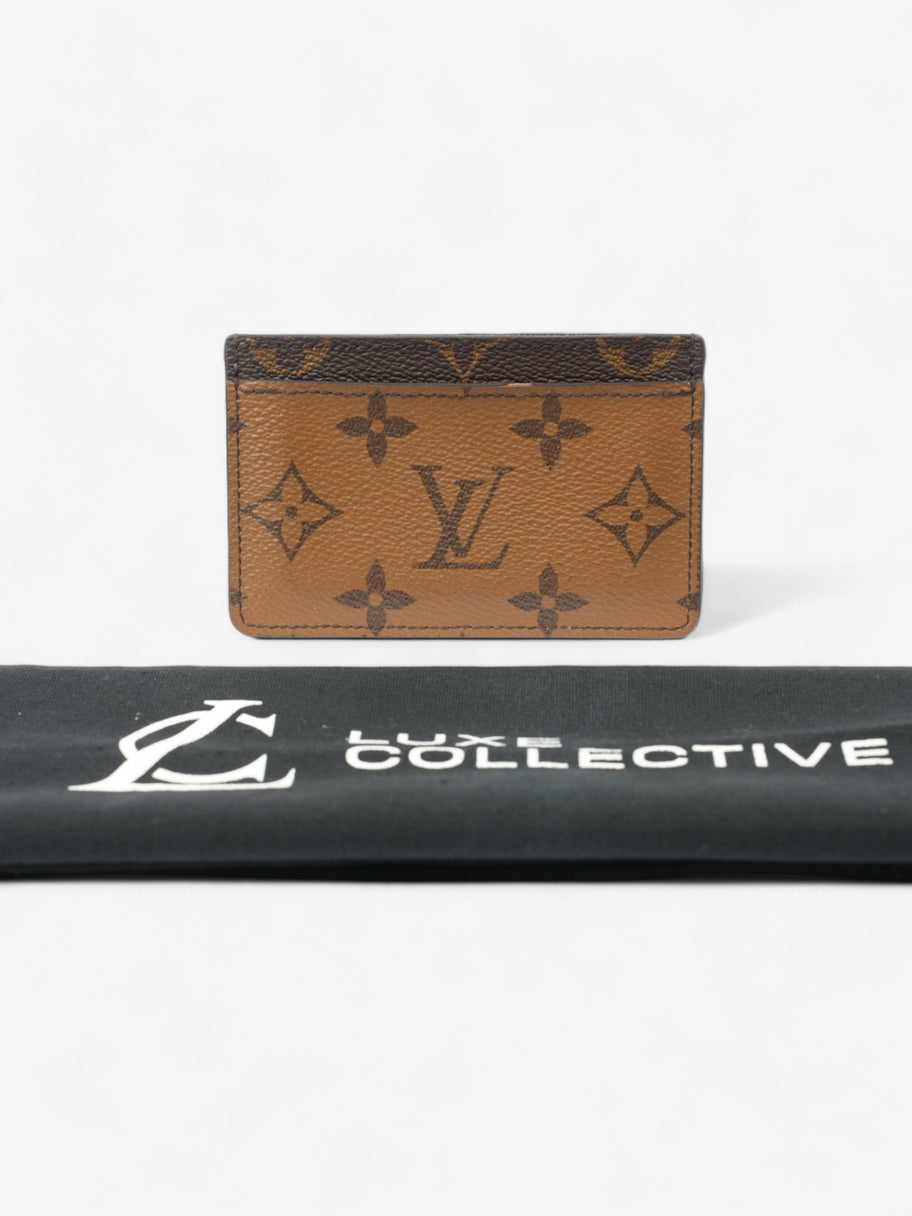 Louis Vuitton Card Holder Reverse Monogram Coated Canvas Image 7