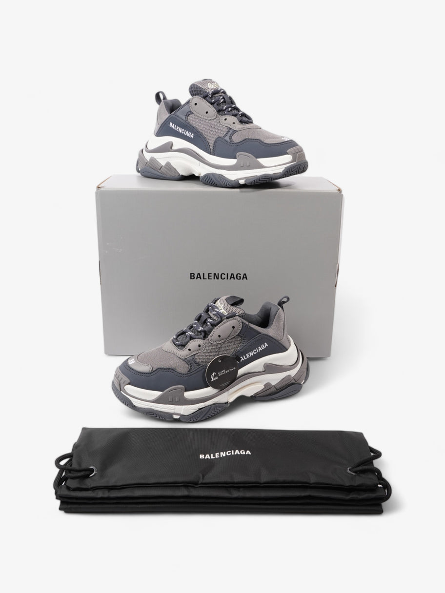 Balenciaga Triple S Dark Grey / Grey / White Mesh EU 38 UK 5 Image 11