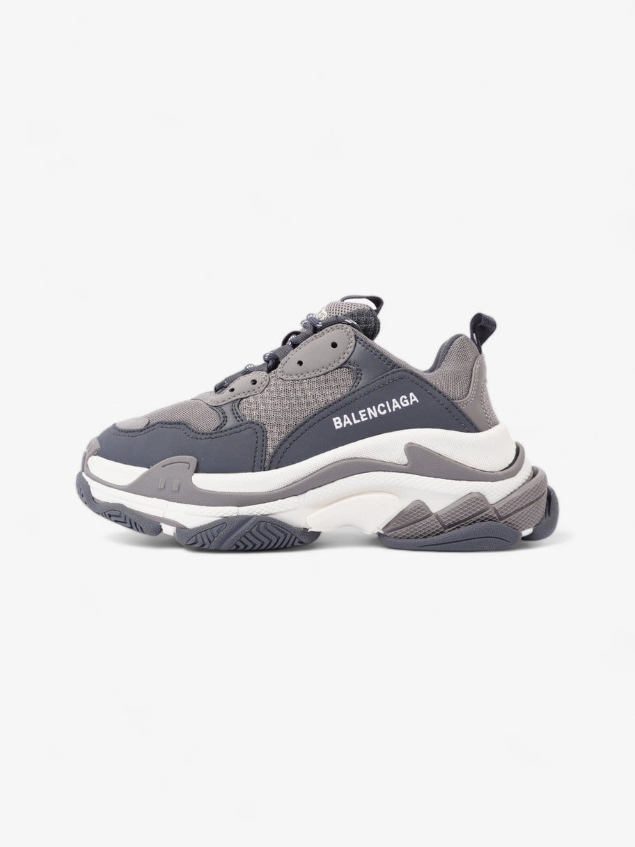 Balenciaga Triple S Dark Grey / Grey / White Mesh EU 38 UK 5 Image 5