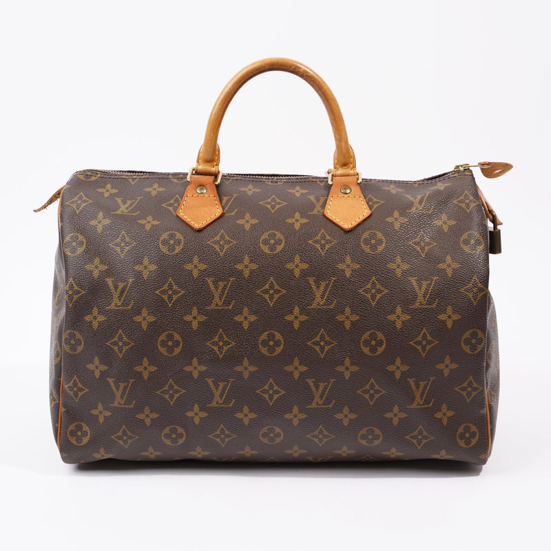  Speedy Brown / Monogram Coated Canvas 35