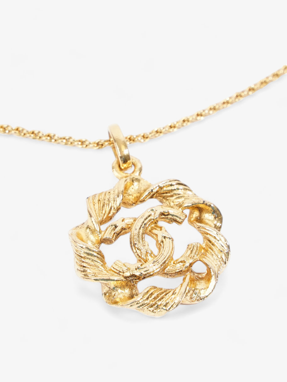 Coco Mark Necklace Gold Gold Plated 40.3cm Image 3