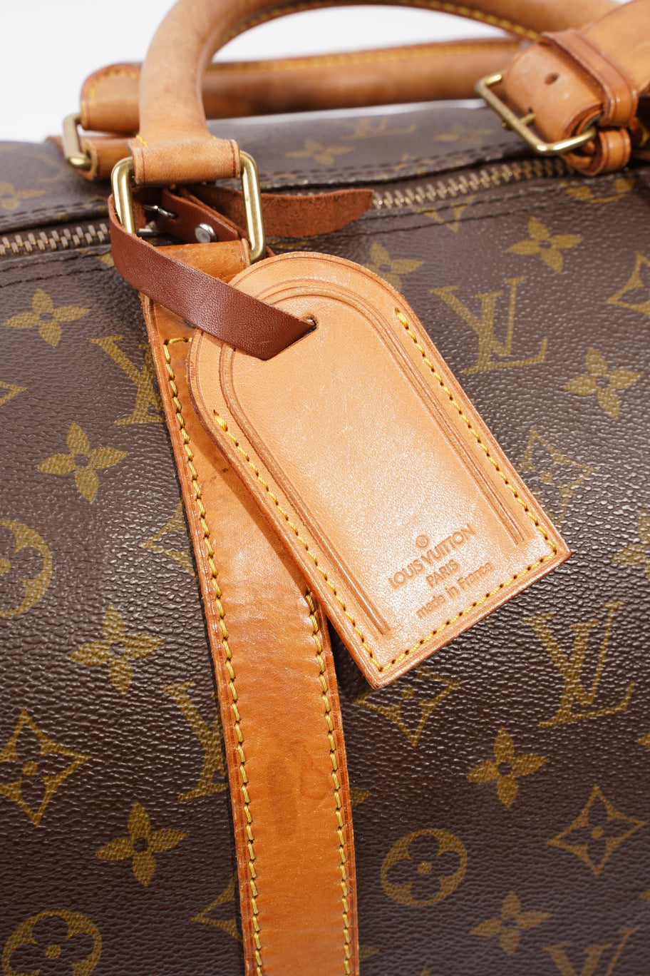 Keepall Bandouiliere Brown / Monogram Coated Canvas 55 Image 3