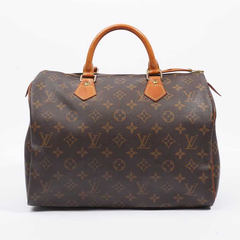  Speedy Brown / Monogram Coated Canvas 30