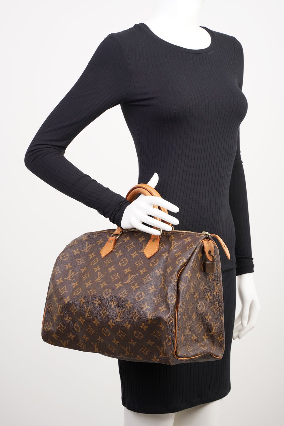 Speedy Brown / Monogram Coated Canvas 35 Image 2