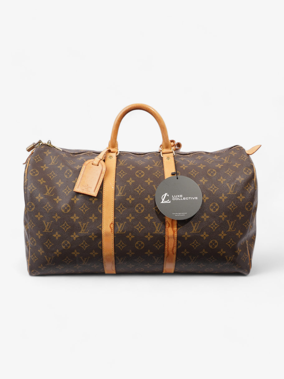 Keepall Brown / Monogram Coated Canvas 50 Image 7