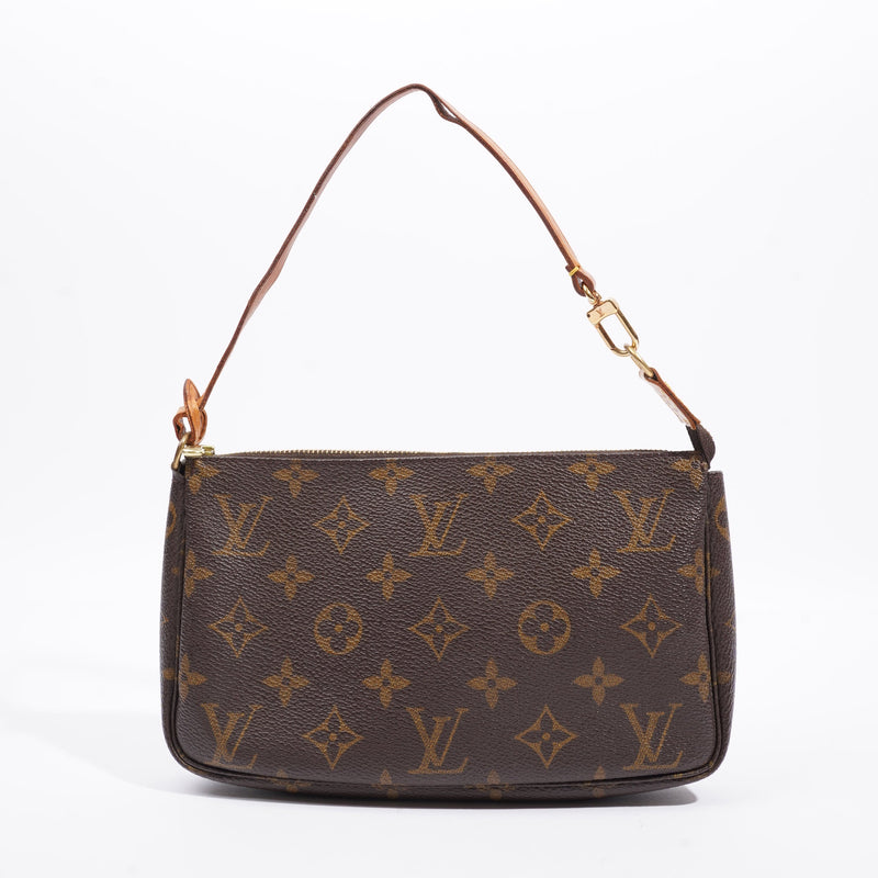  Pochette Accessoire Brown / Monogram Coated Canvas