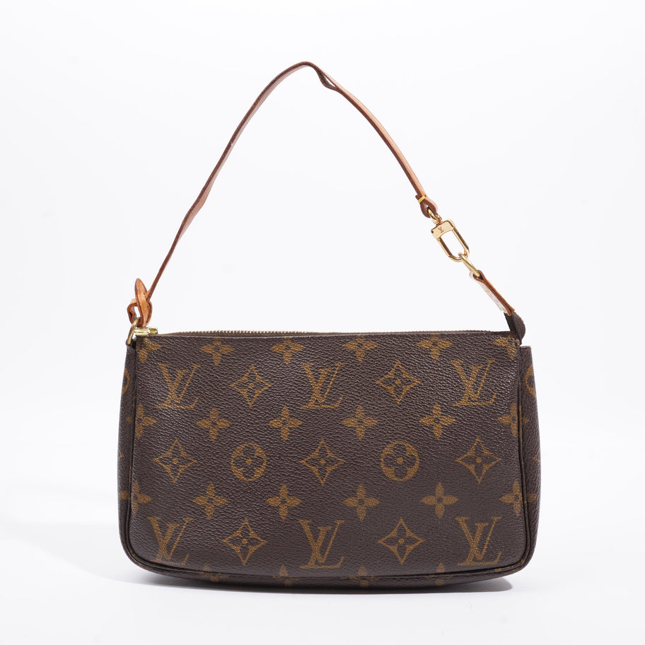 Pochette Accessoire Brown / Monogram Coated Canvas Image 1