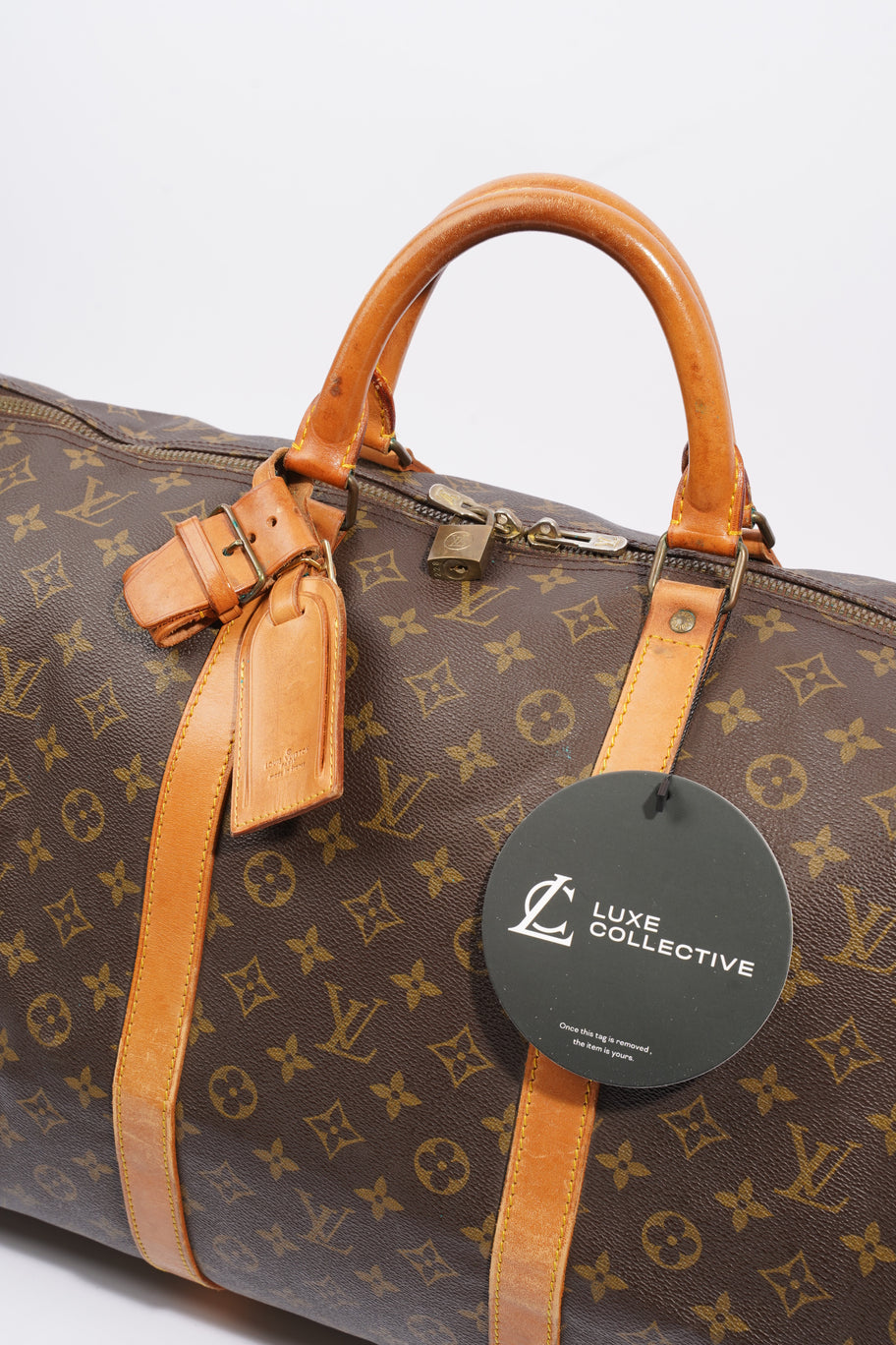 Keepall Brown / Monogram Coated Canvas 60 Image 11