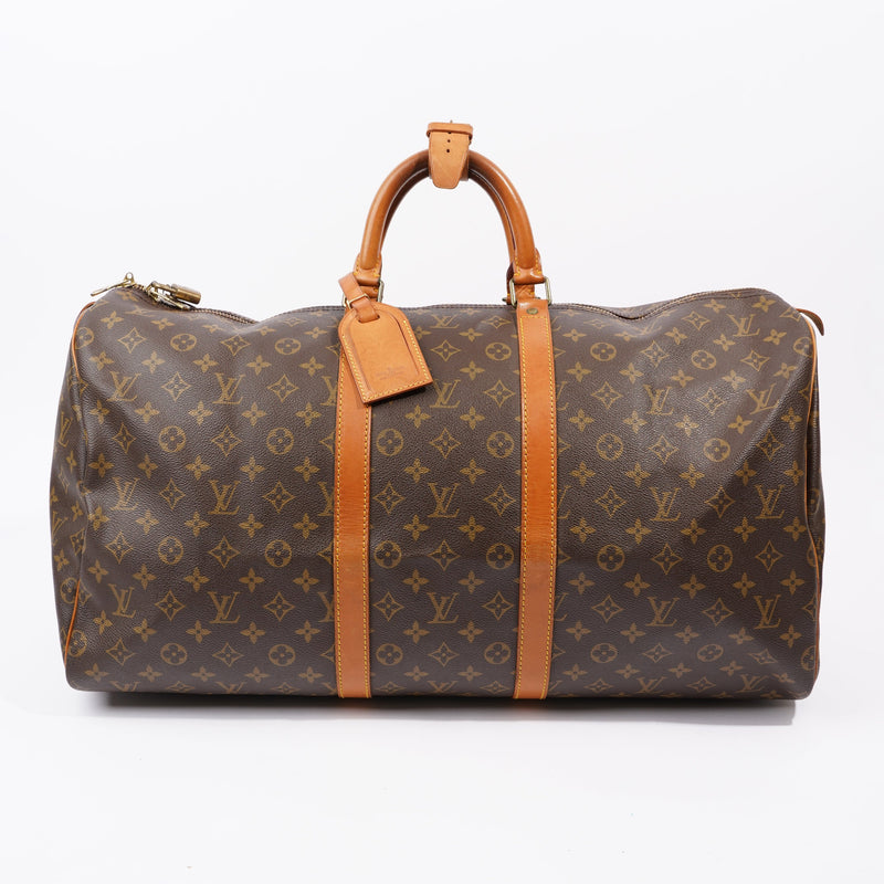  Keepall Brown / Monogram Coated Canvas 50