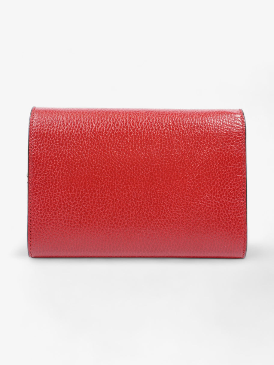 Dionysus Chain Wallet  Red Leather Image 4