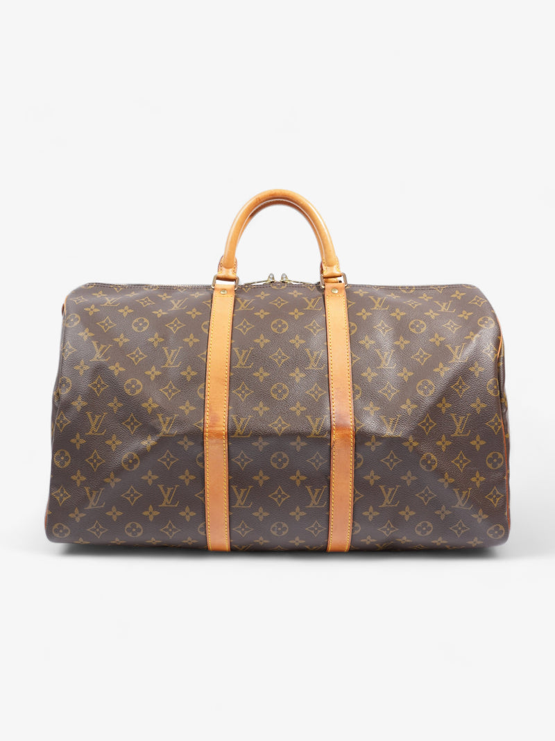  Keepall Monogram Coated Canvas 50