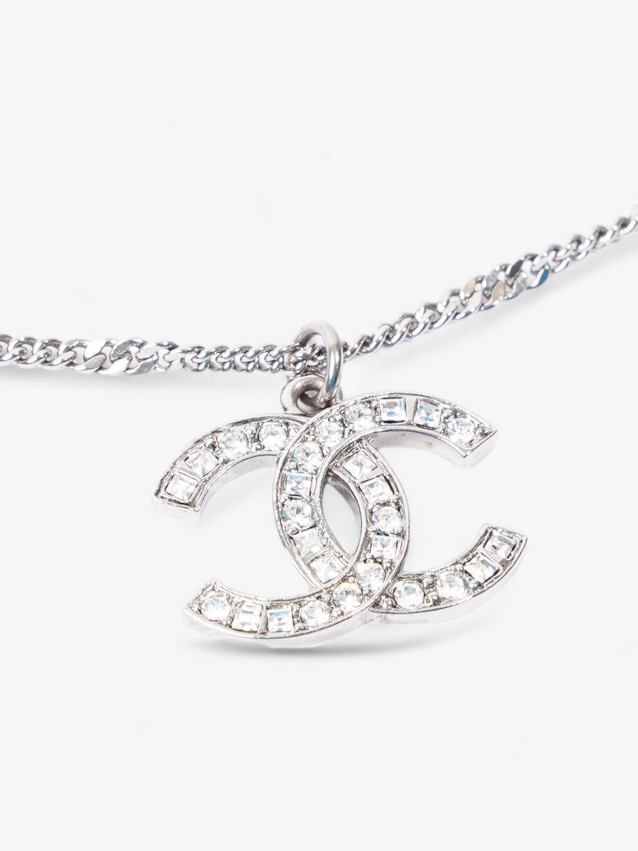 Coco Mark C21S Necklace Silver Rhinestone 61.5cm Image 3