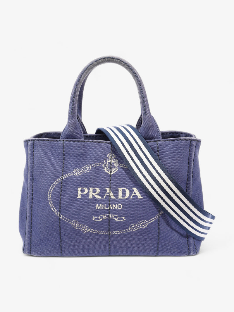  Canapa 2 Way Tote Blue Canvas