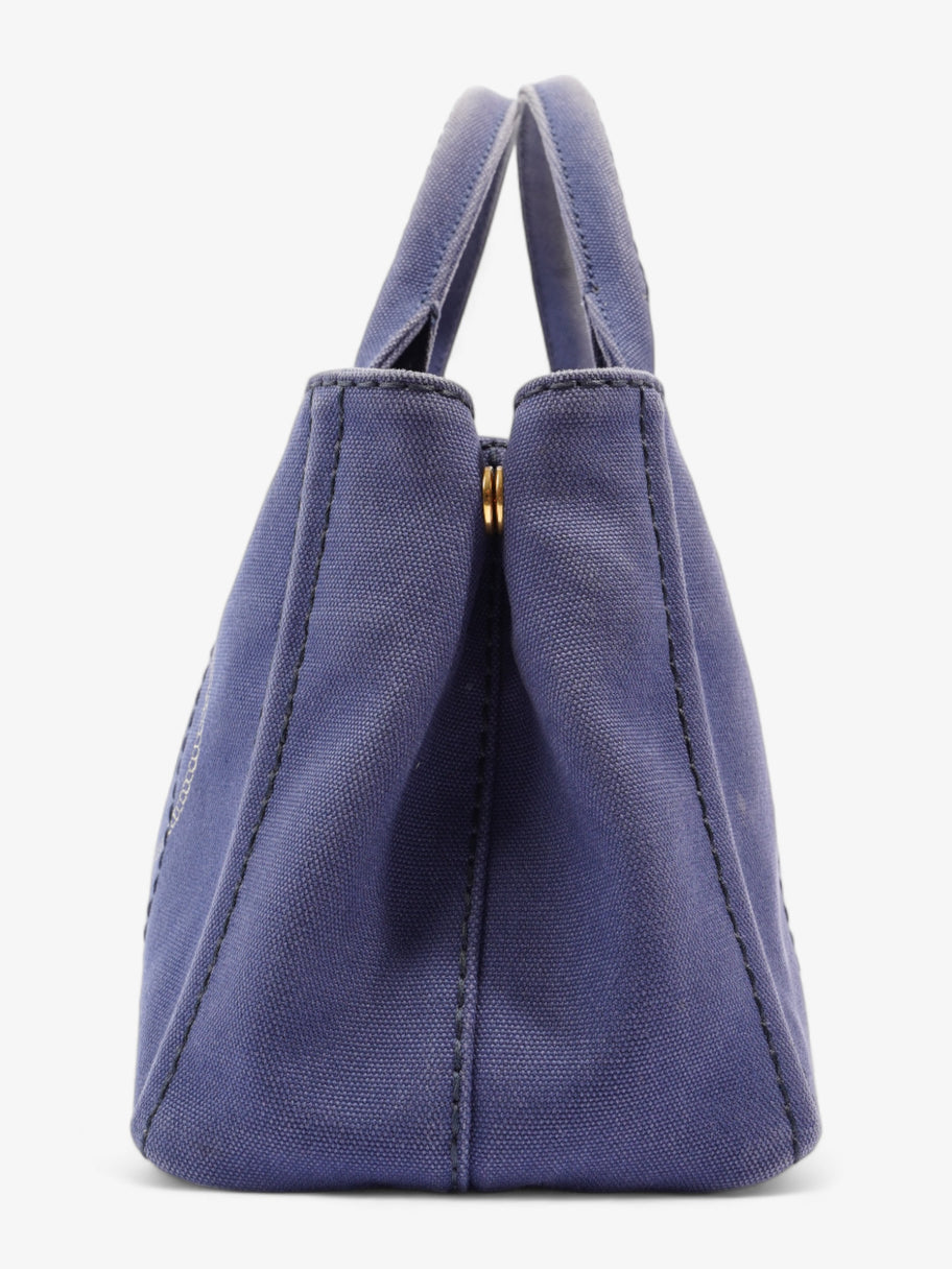 Canapa 2 Way Tote Blue Canvas Image 3