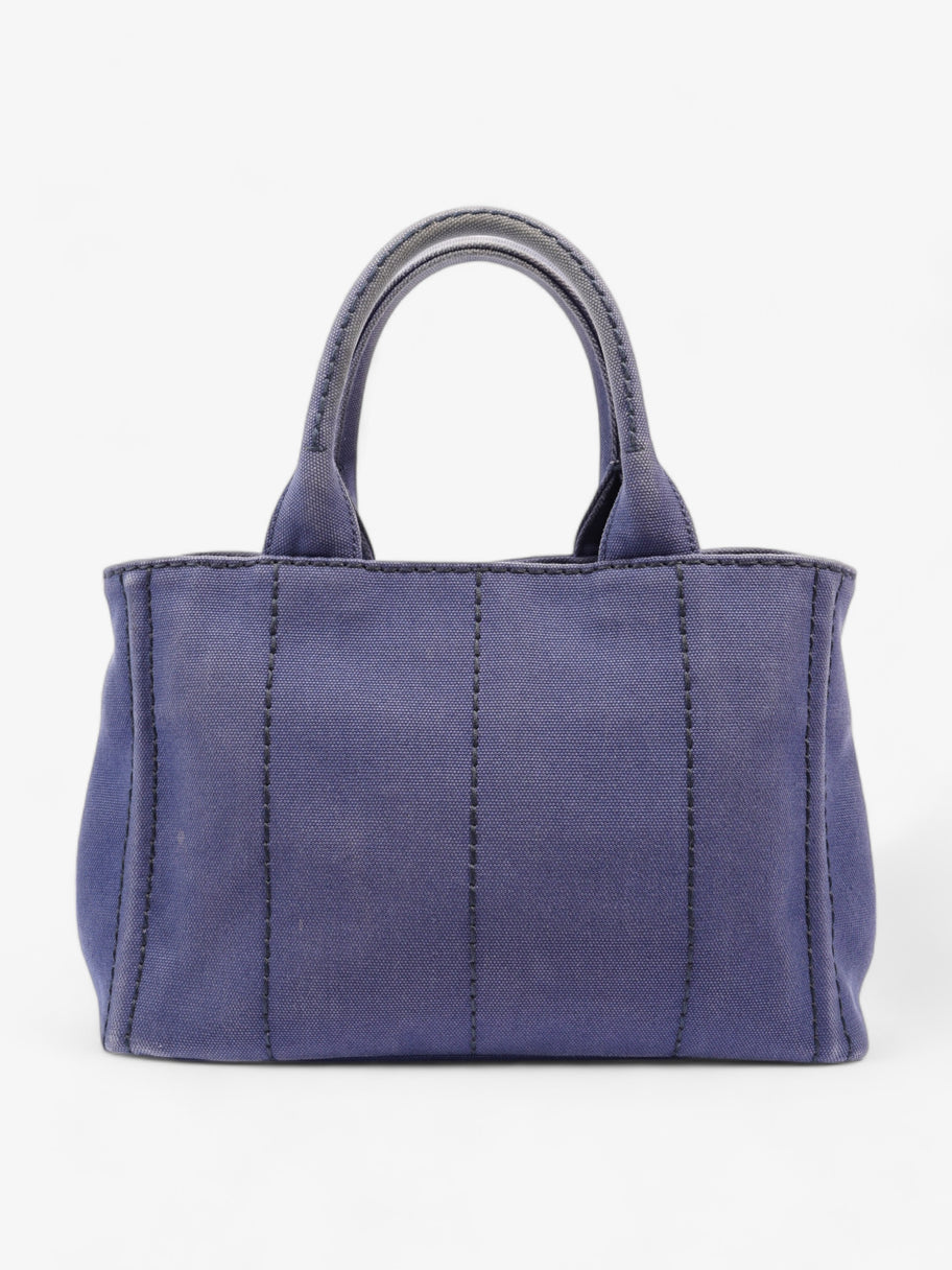 Canapa 2 Way Tote Blue Canvas Image 4