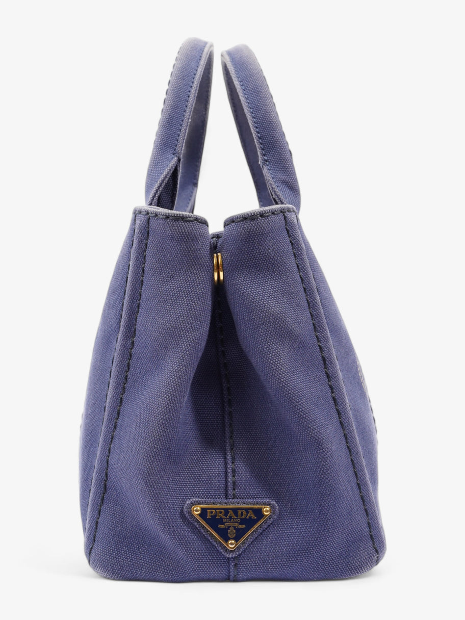 Canapa 2 Way Tote Blue Canvas Image 5