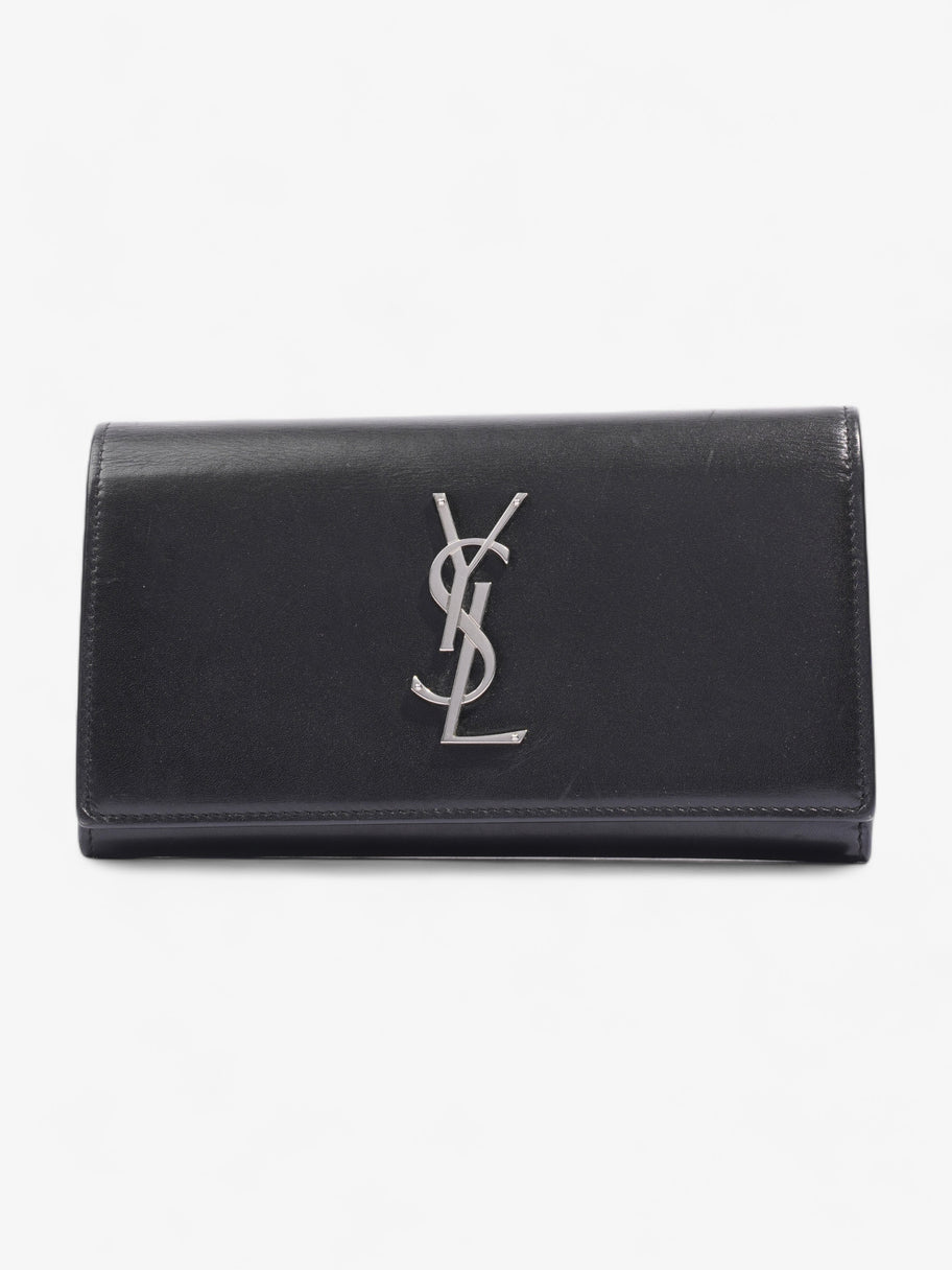 Long Wallets Black Leather Image 1