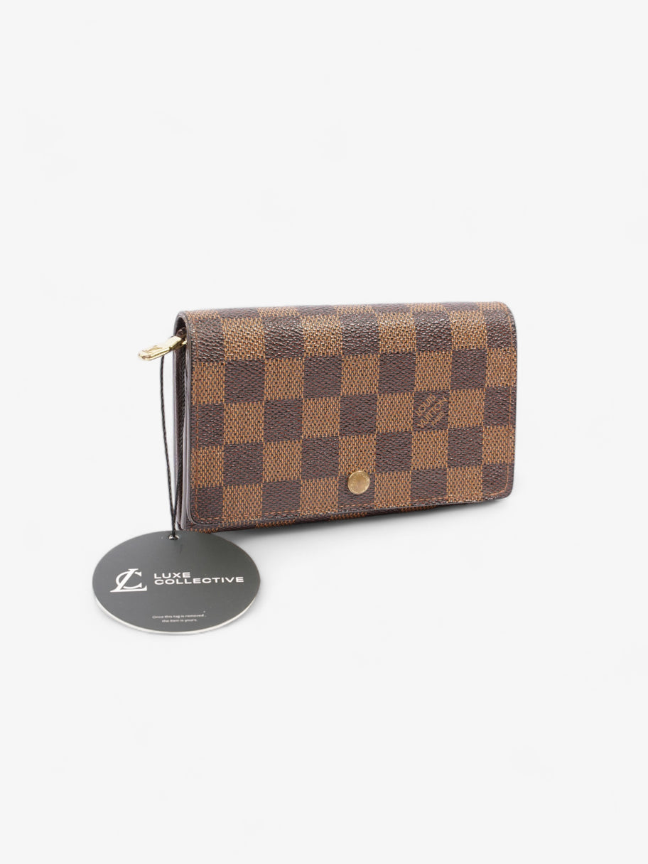 Porto Monevier Tresor Damier Ebene Coated Canvas Image 7