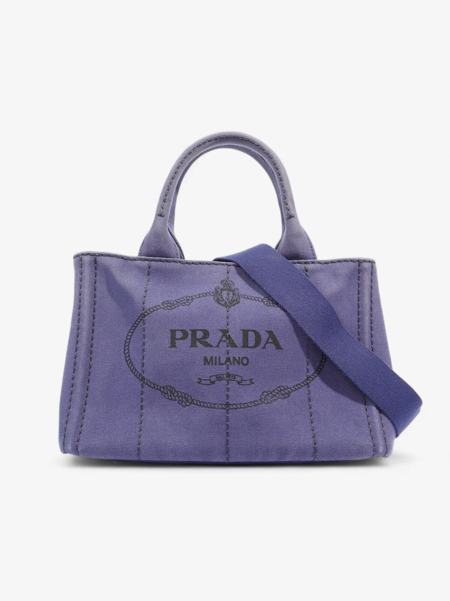 Canapa 2 Way Tote Blue Canvas Image 1