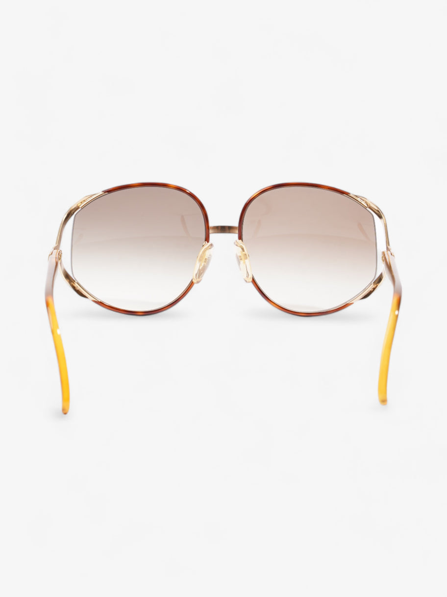 Oversized Gradiant Sunglasses Brown Acetate 150mm Image 3