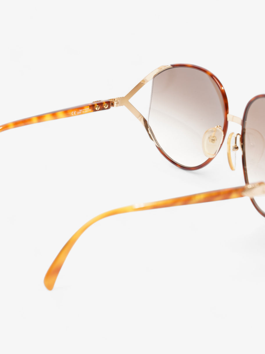 Oversized Gradiant Sunglasses Brown Acetate 150mm Image 5