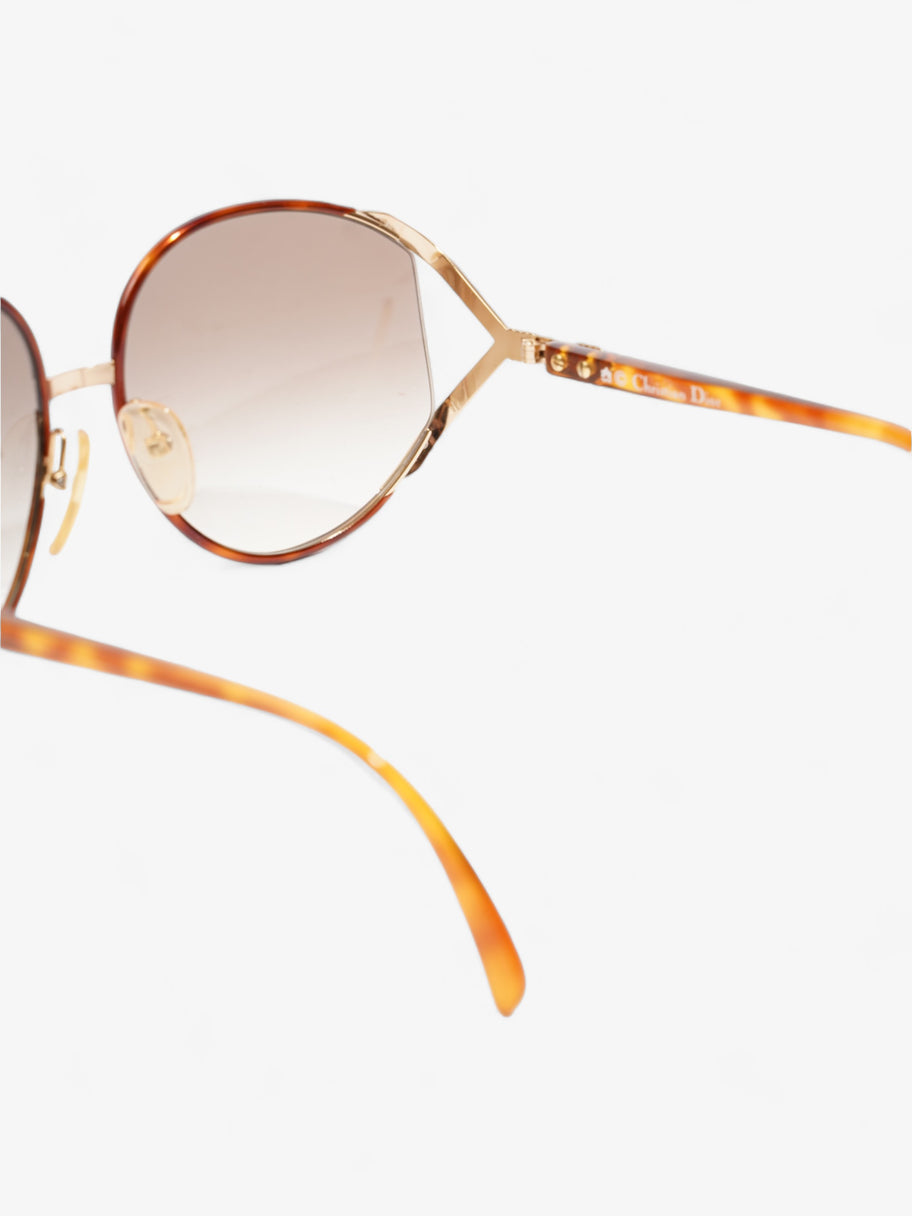 Oversized Gradiant Sunglasses Brown Acetate 150mm Image 6