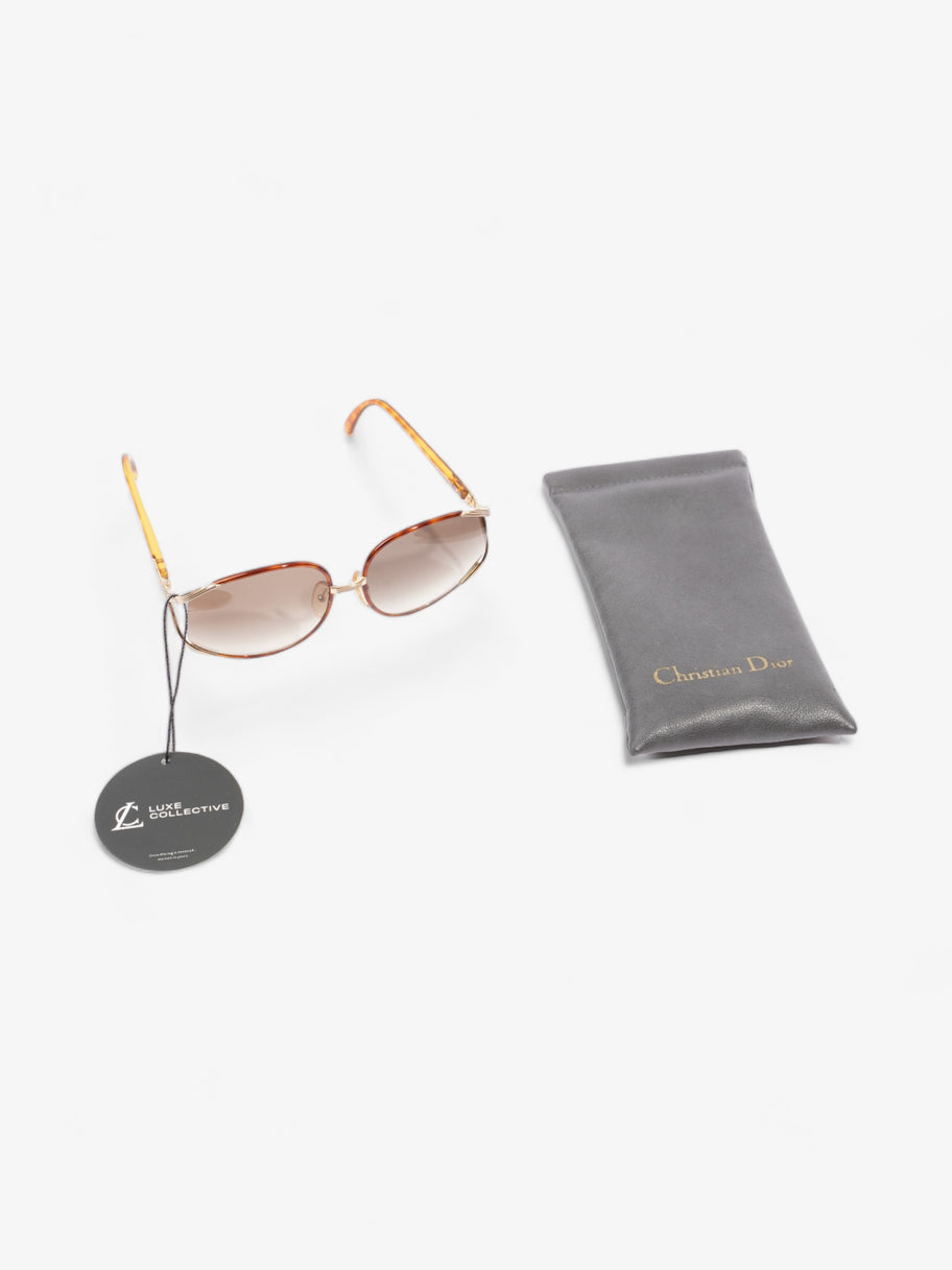 Oversized Gradiant Sunglasses Brown Acetate 150mm Image 8