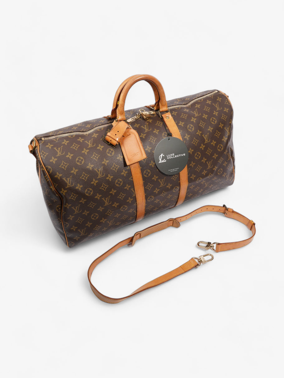 Keepall Bandouliere 55 Monogram Coated Canvas Image 10