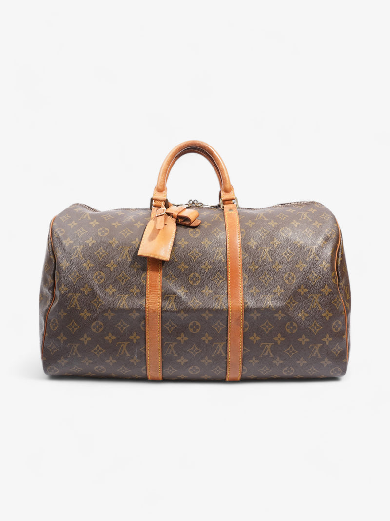  Keepall Monogram Coated Canvas 50