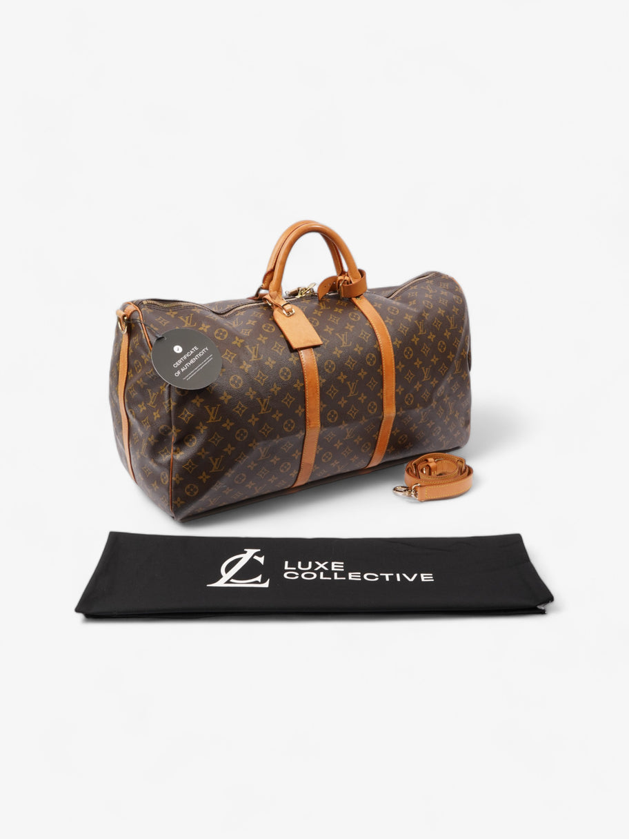 Keepall Bandouliere 60 Monogram Coated Canvas Image 12