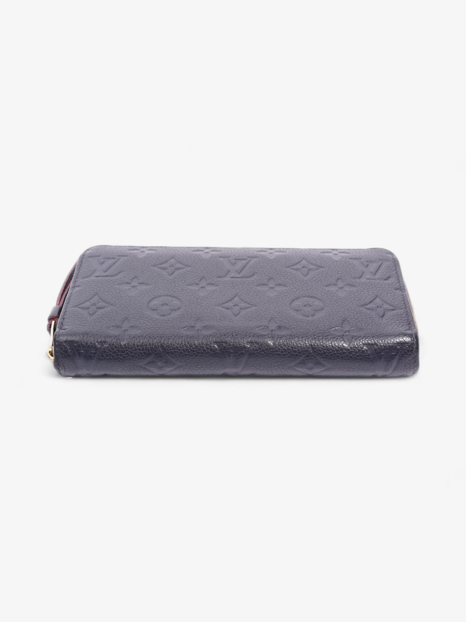 Zippy Wallet Navy Empreinte Leather Image 5