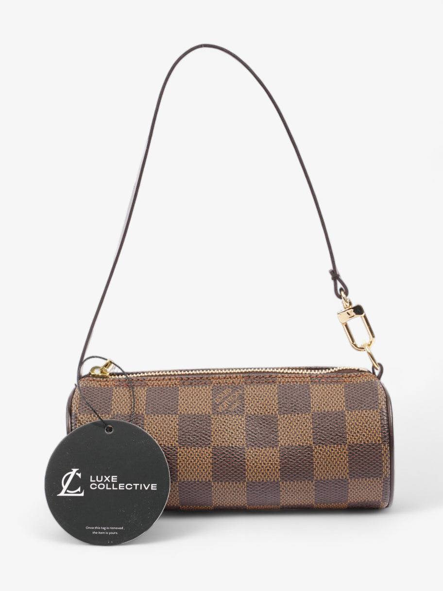 Papillon Damier Ebene Coated Canvas Mini Image 8