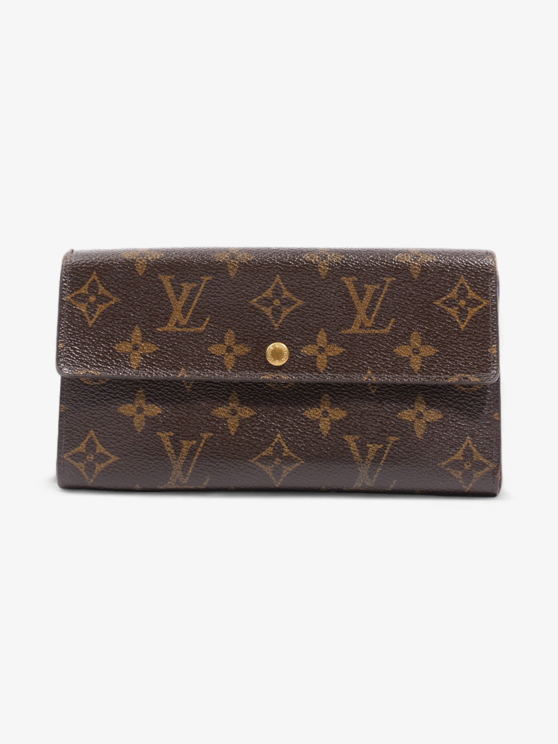  Louis Vuitton Sarah Wallet Monogram Coated Canvas