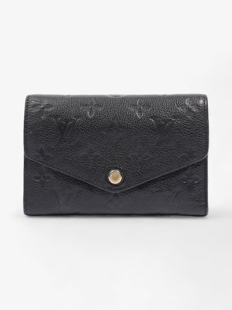  Curieuse Trifold wallet  Black / Black Empreinte Leather