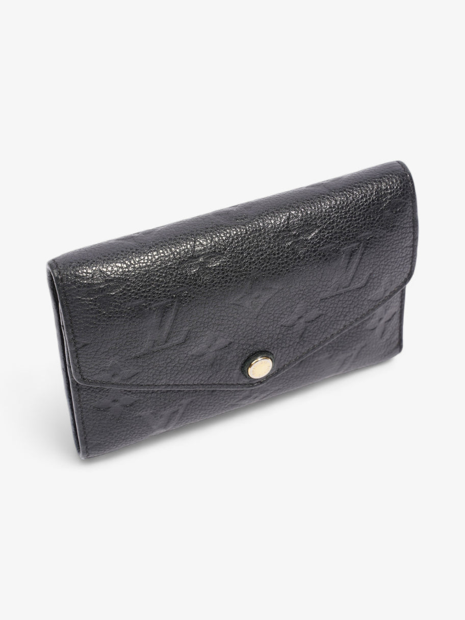 Curieuse Trifold wallet  Black / Black Empreinte Leather Image 6