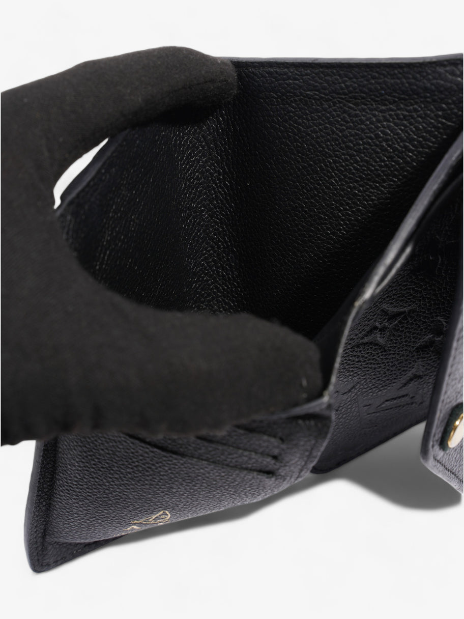 Curieuse Trifold wallet  Black / Black Empreinte Leather Image 9