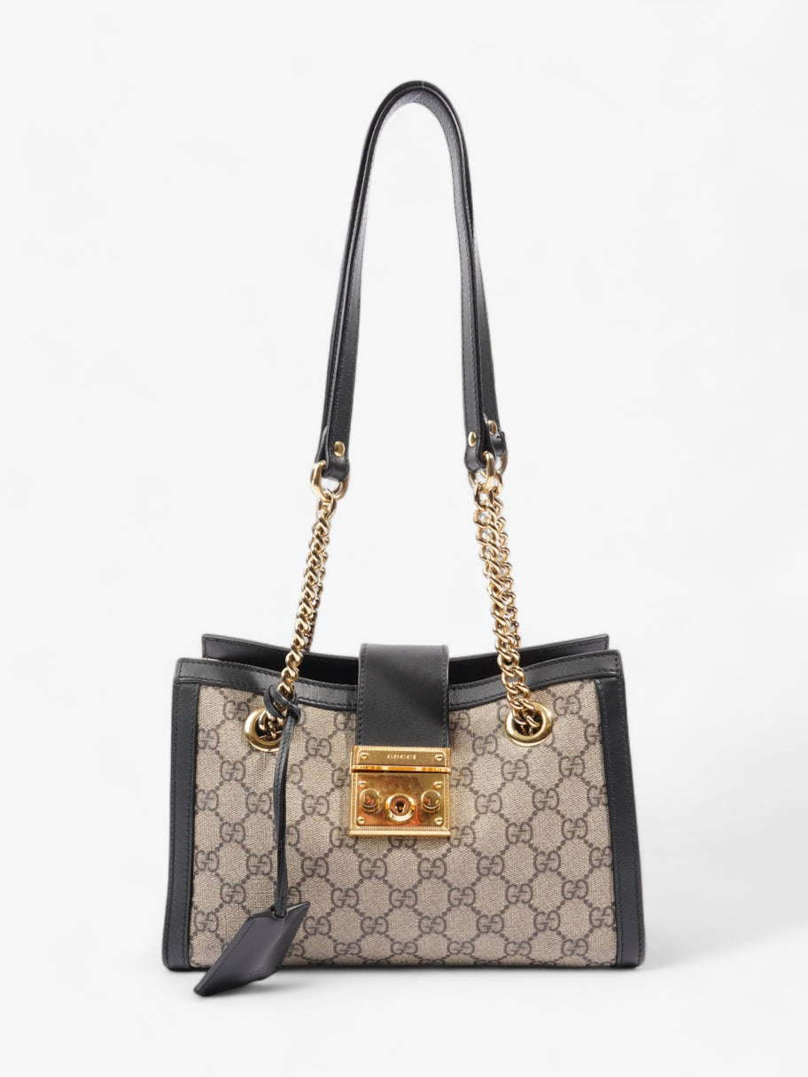 Gucci Padlock GG Supreme / Black Coated Canvas Small Image 1