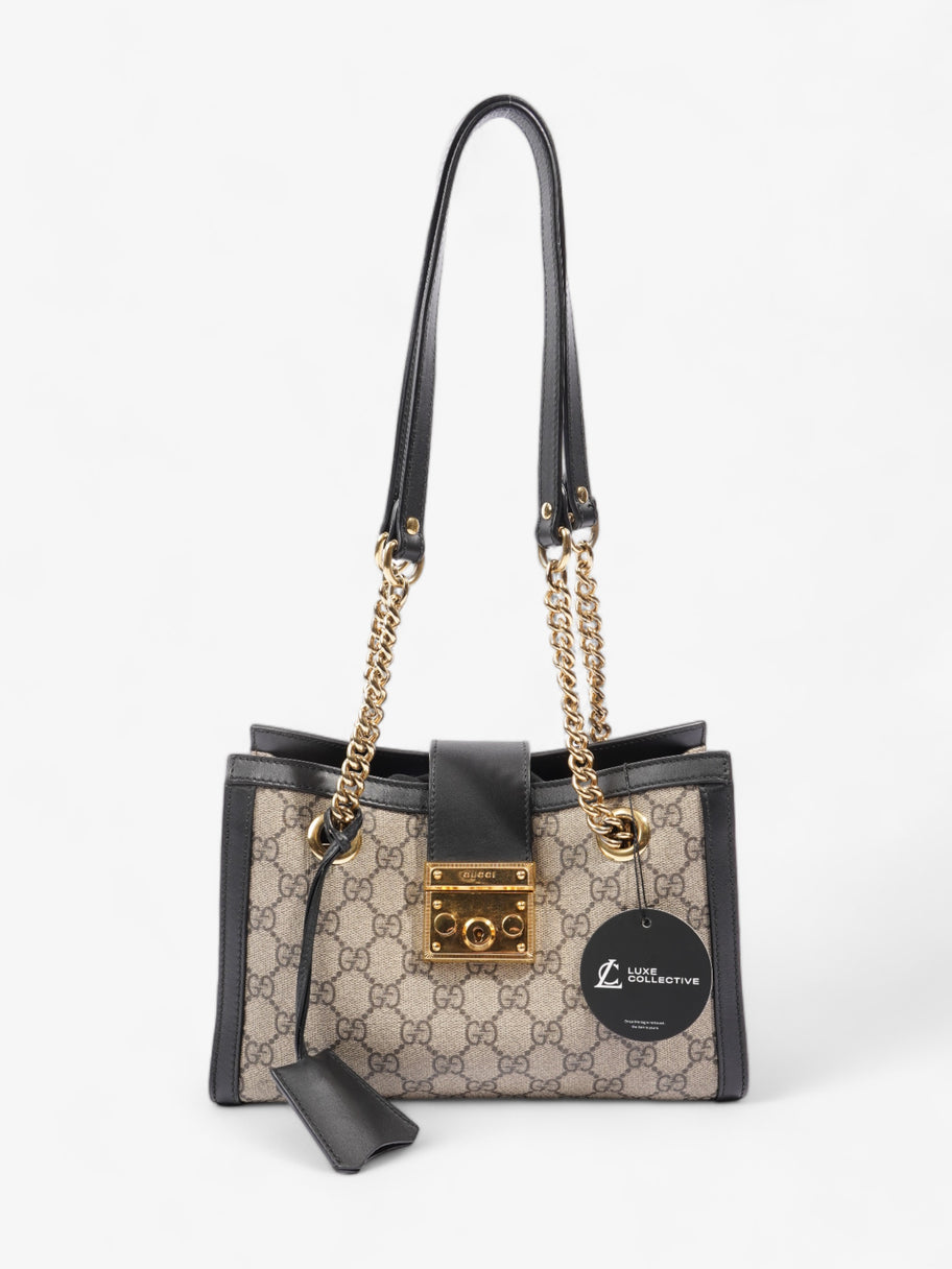 Gucci Padlock GG Supreme / Black Coated Canvas Small Image 8