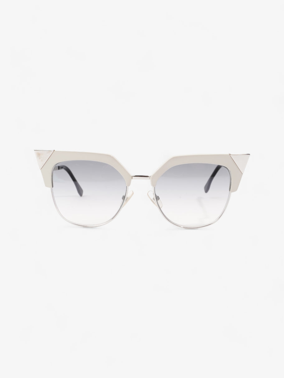 Cat-Eye Sunglasses Grey Gradient Acetate 140mm Image 1