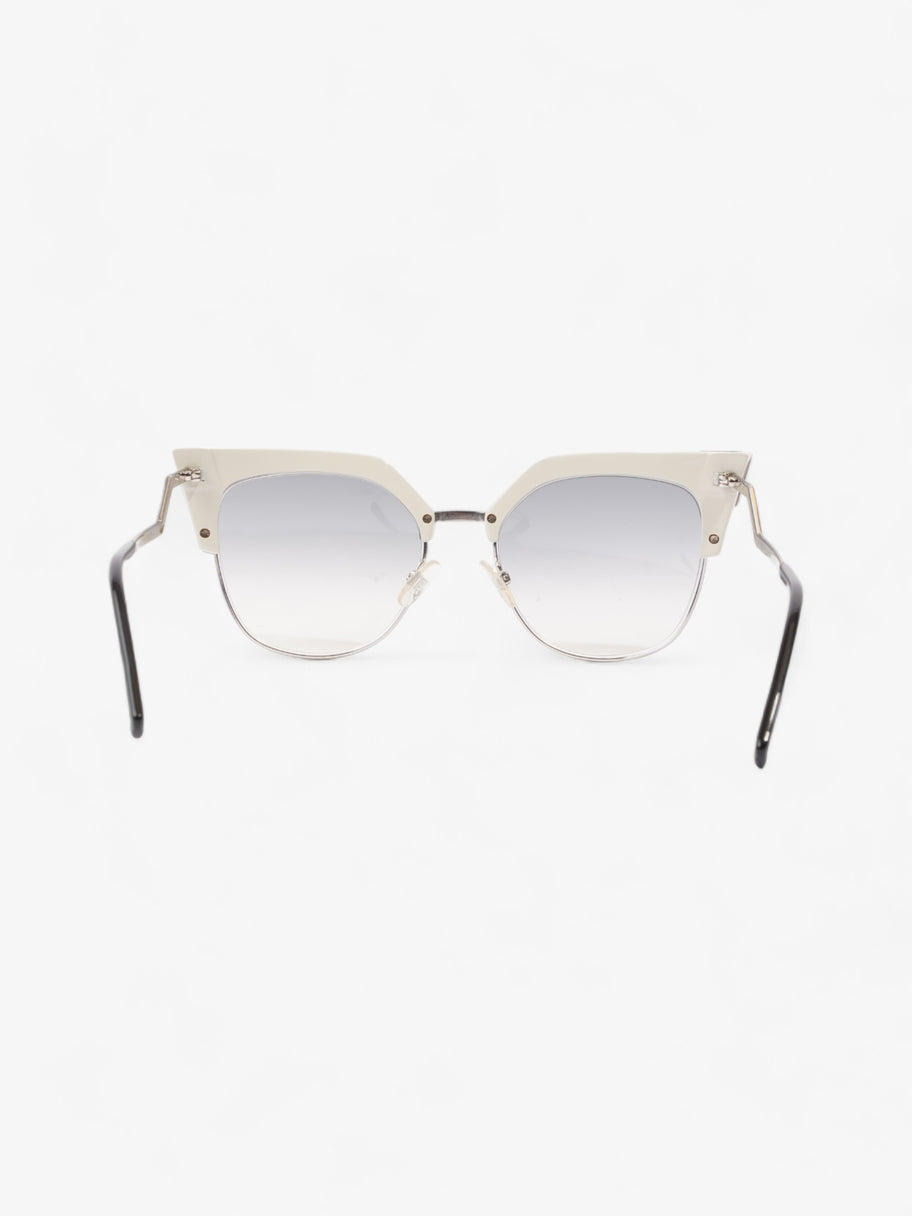 Cat-Eye Sunglasses Grey Gradient Acetate 140mm Image 3