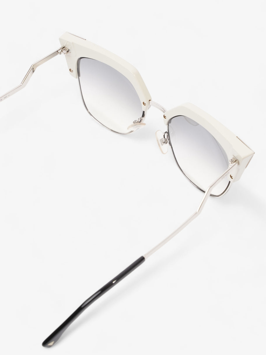 Cat-Eye Sunglasses Grey Gradient Acetate 140mm Image 6