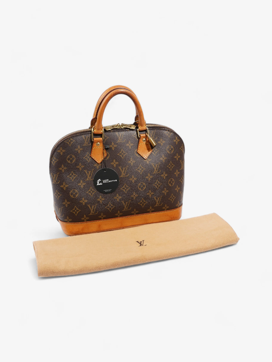 Louis Vuitton Alma Monogram Coated Canvas PM Image 8