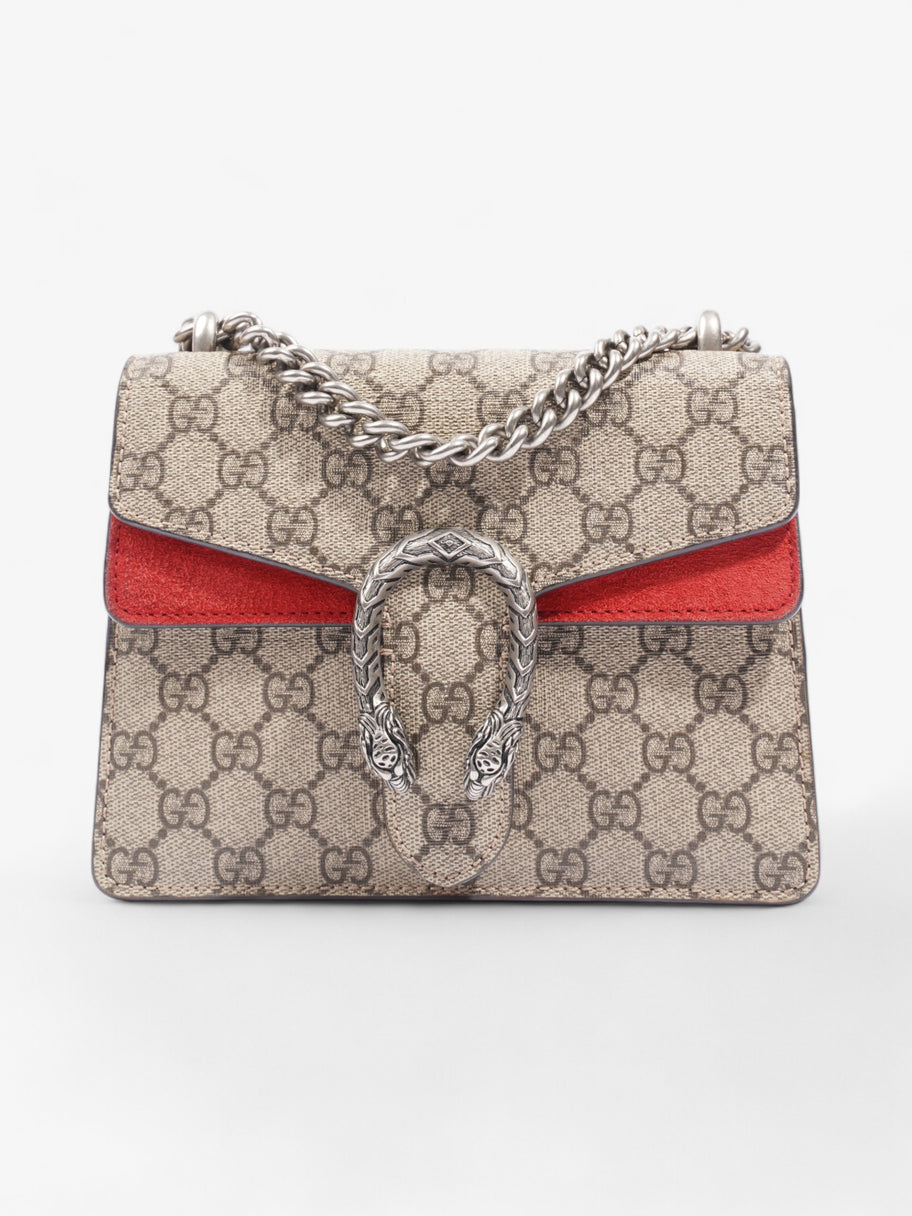 Gucci Dionysus GG Supreme / Red Coated Canvas Mini Image 1