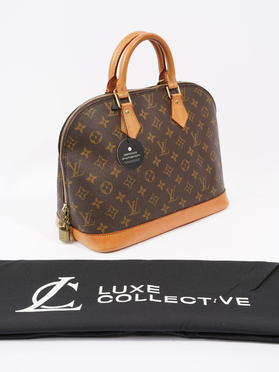 Louis Vuitton Alma Monogram Coated Canvas PM Image 10