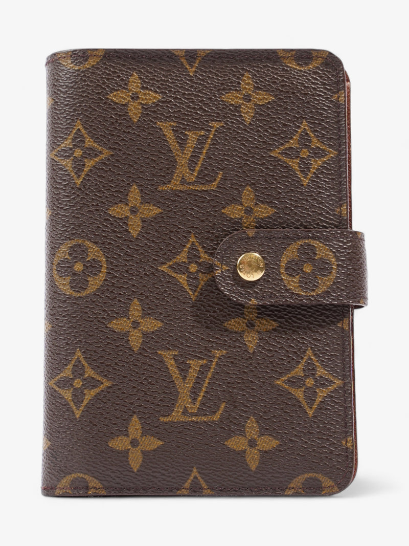  Louis Vuitton Porte Papier Zip Monogram Coated Canvas