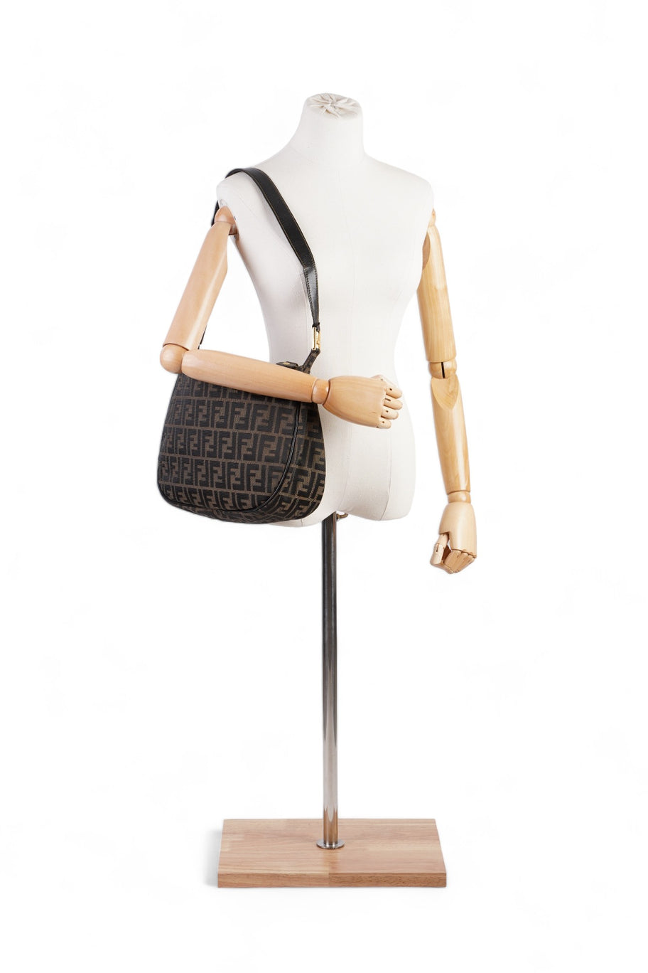 Fendi Shoulder Bag Zucca Canvas Image 2