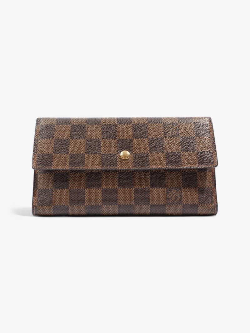  Sarah Wallet Damier Ebene Coated Canvas