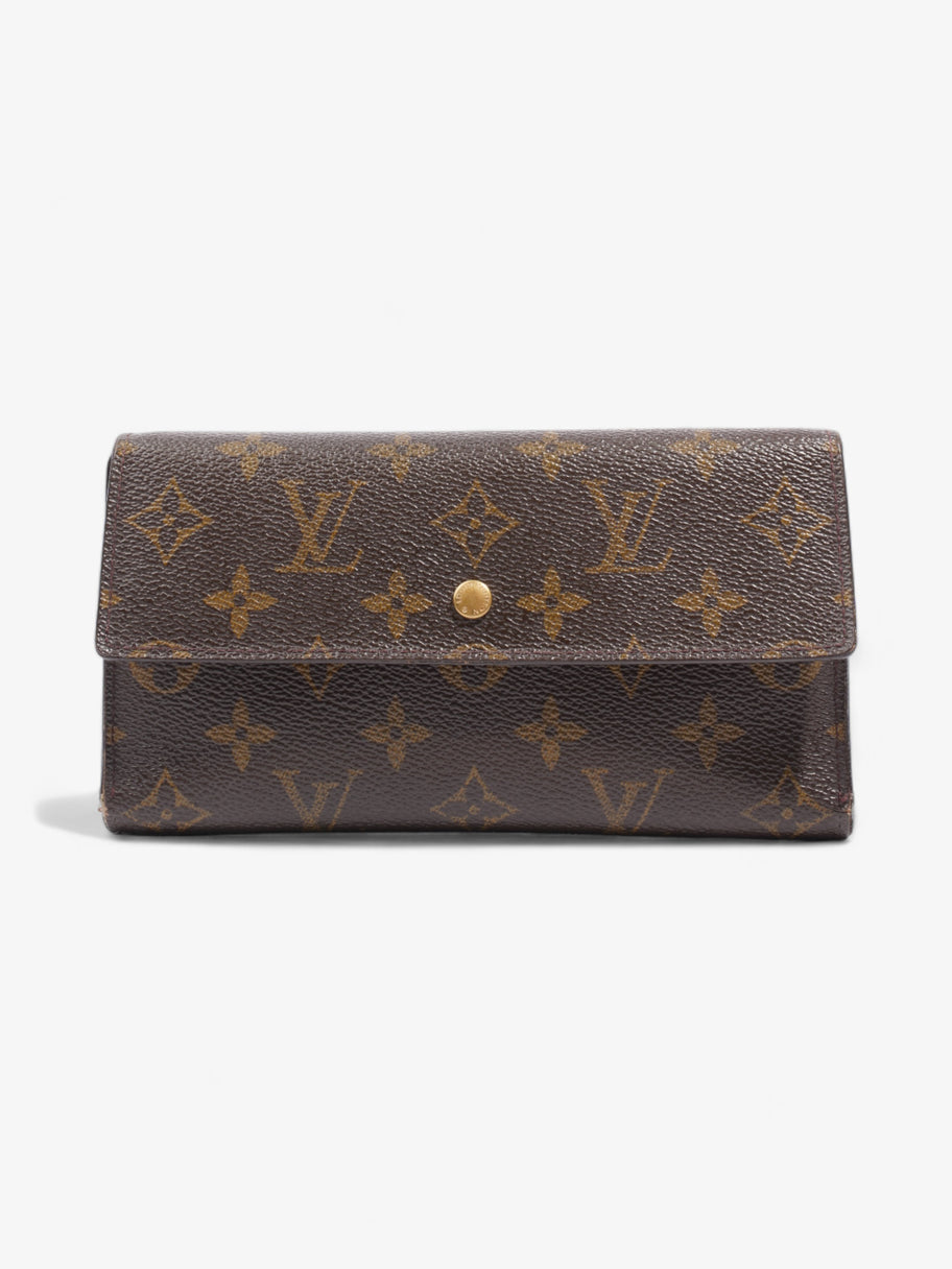 Louis Vuitton Porte Tresor International Wallet Monogram Coated Canvas Image 1