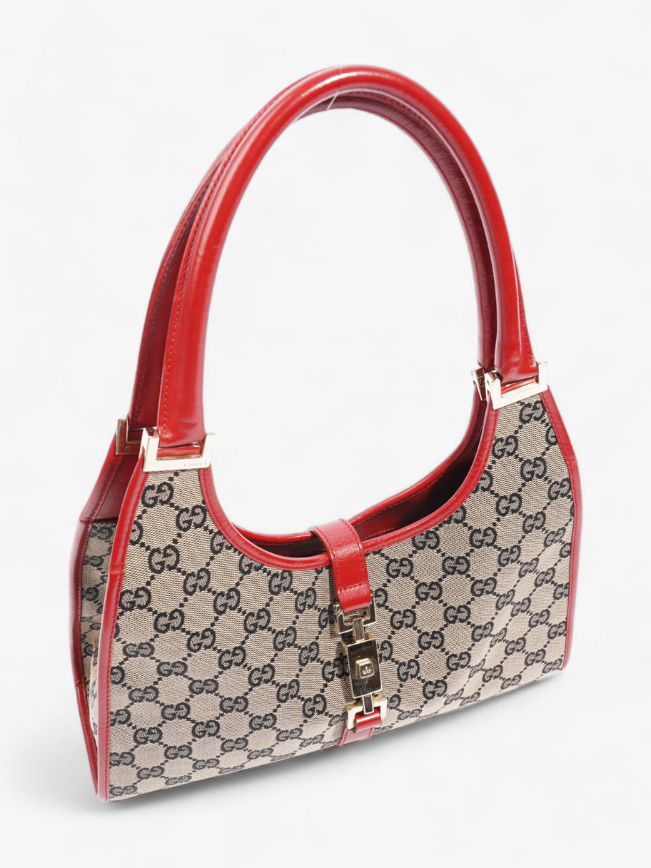 Gucci Jackie GG Supreme / Red Canvas Image 7